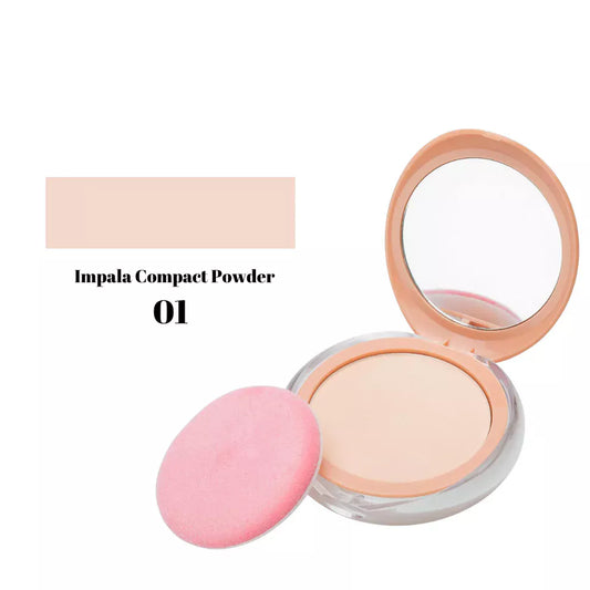 Πούδρα Impala Antibacterial Compact Powder 12g No01 – Αντιβακτηριδιακή Πούδρα Προσώπου
