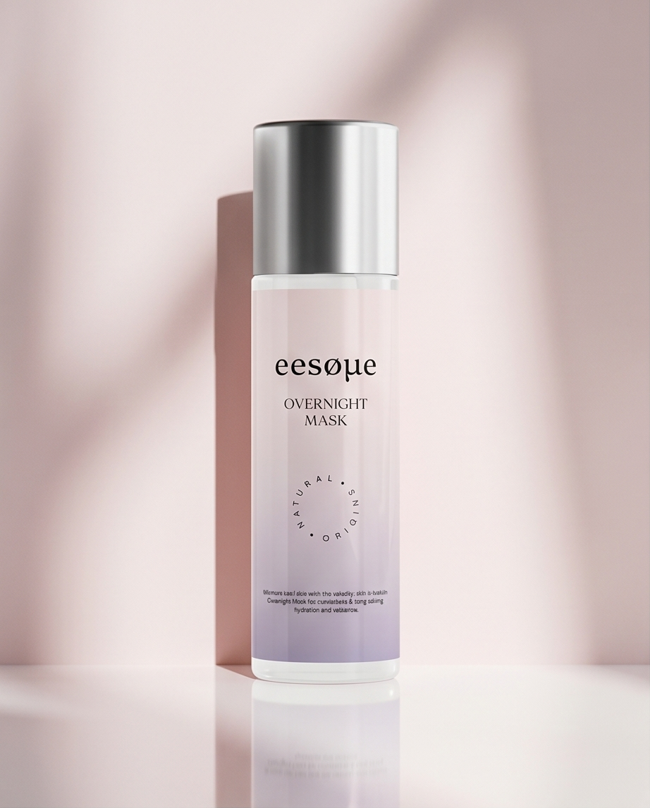 Eesome Mάσκα νυκτός – Overnight mask με Argan Oil, Coconut Oil, υαλουρονικό και νερό από Ελίχρυσο. 50ml