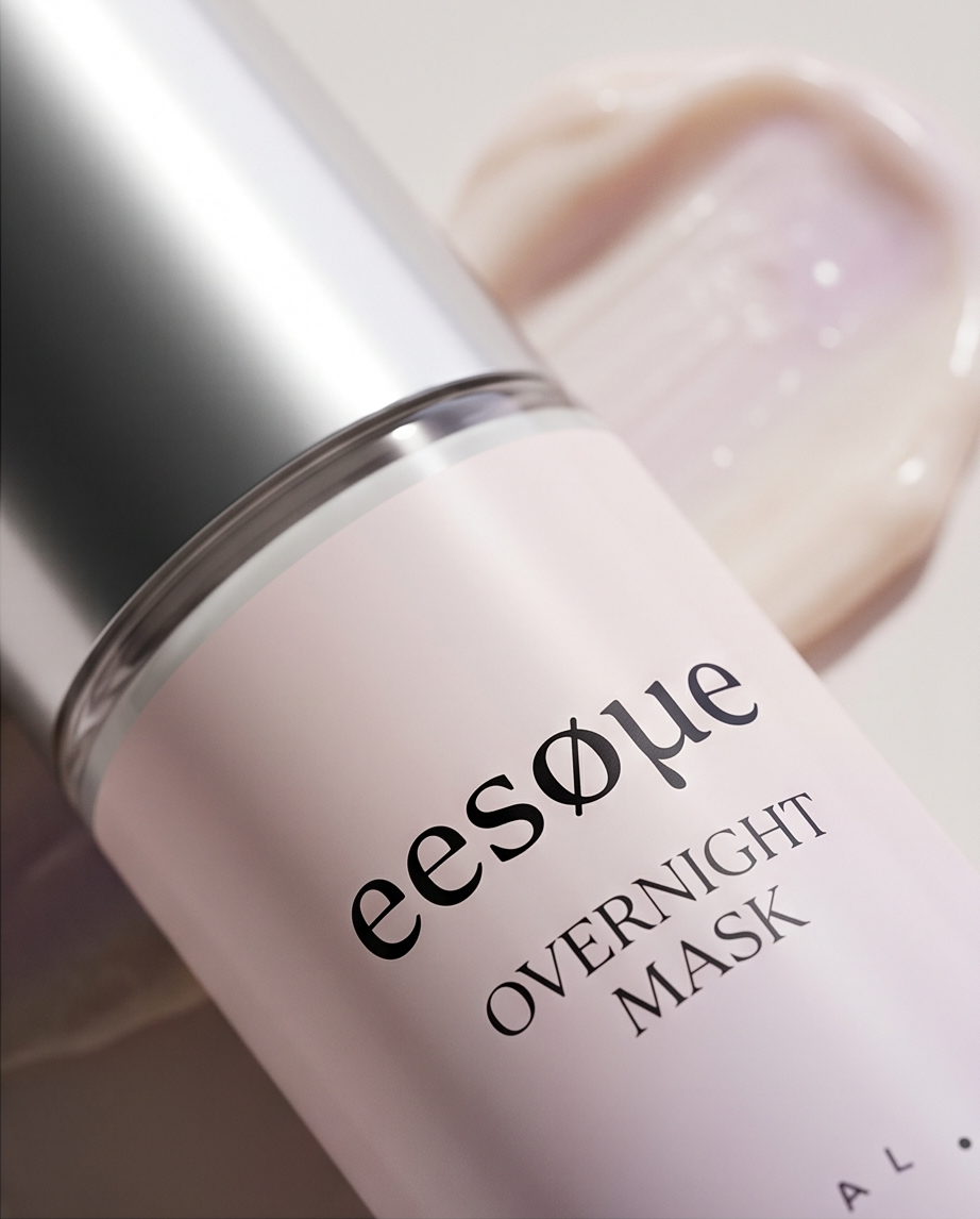 Eesome Mάσκα νυκτός – Overnight mask με Argan Oil, Coconut Oil, υαλουρονικό και νερό από Ελίχρυσο. 50ml