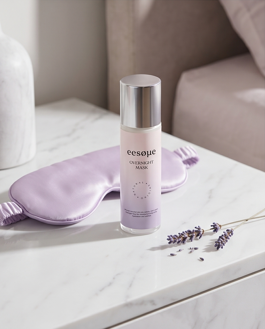 Eesome Mάσκα νυκτός – Overnight mask με Argan Oil, Coconut Oil, υαλουρονικό και νερό από Ελίχρυσο. 50ml