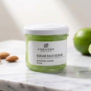 Anemone Sugar Face Scrub – Αμυγδαλέλαιο, Αβοκάντο & Lime