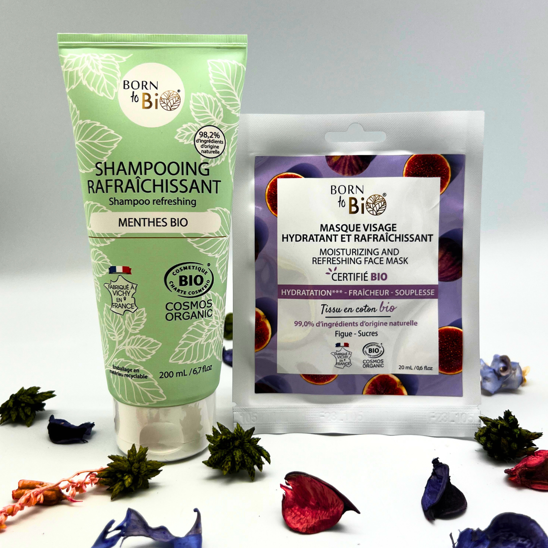 COSMOS ORGANIC MOISTURIZING AND REFRESHING FACE MASK