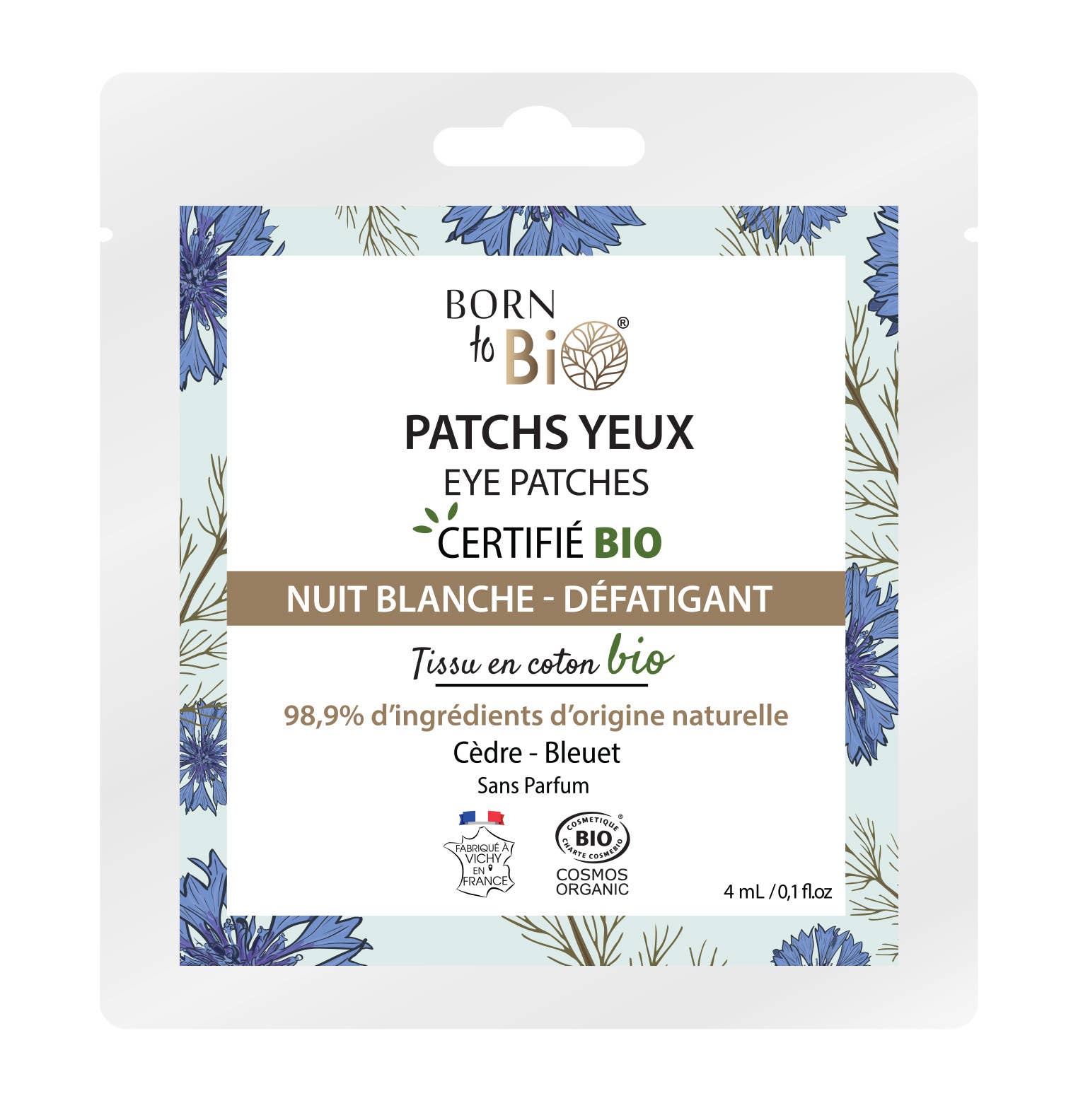 COSMOS ORGANIC SLEEPLESS NIGHT EYES' PATCH