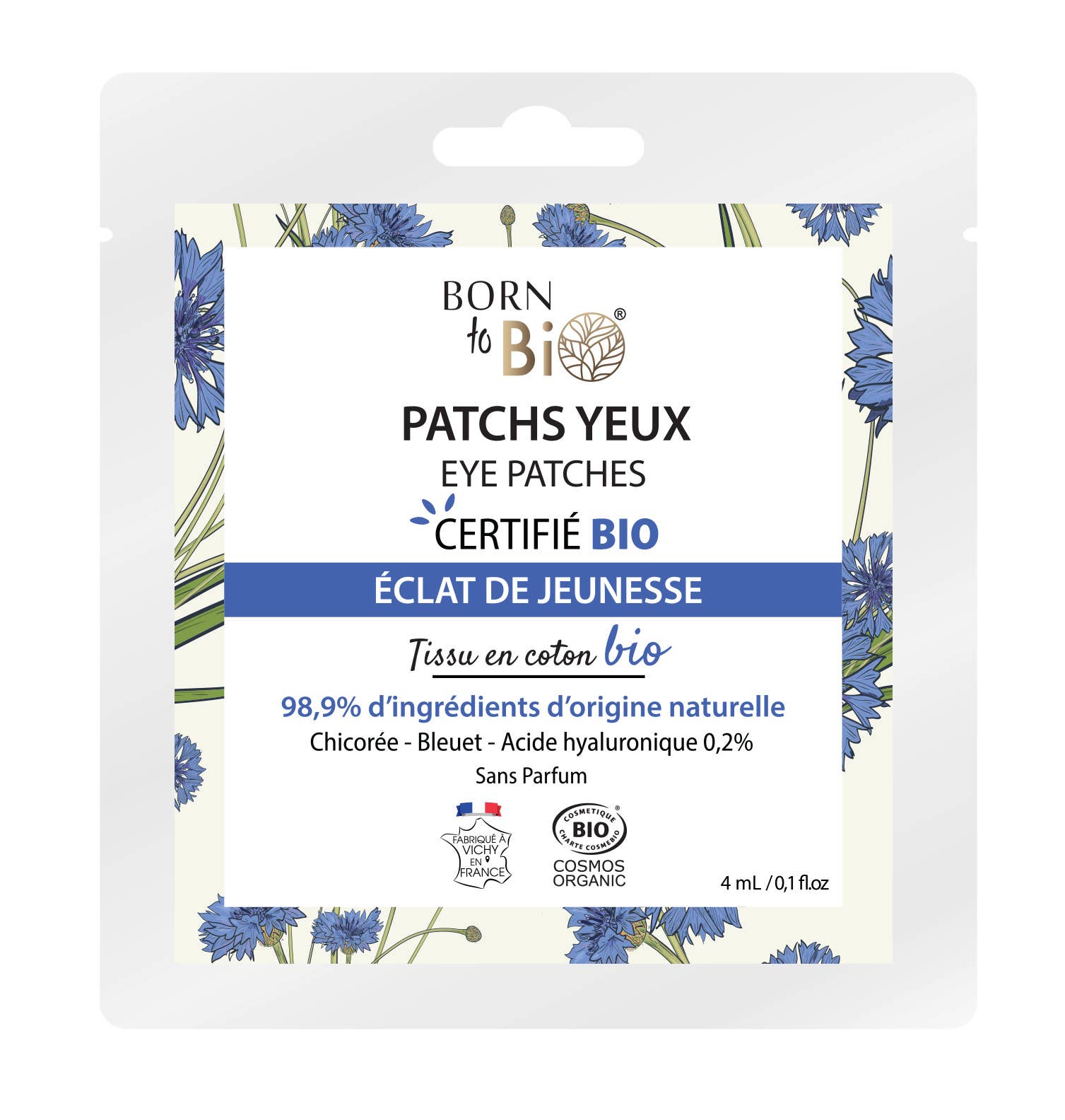 COSMOS ORGANIC YOUTHFULL RADIANCE EYES' PATCH