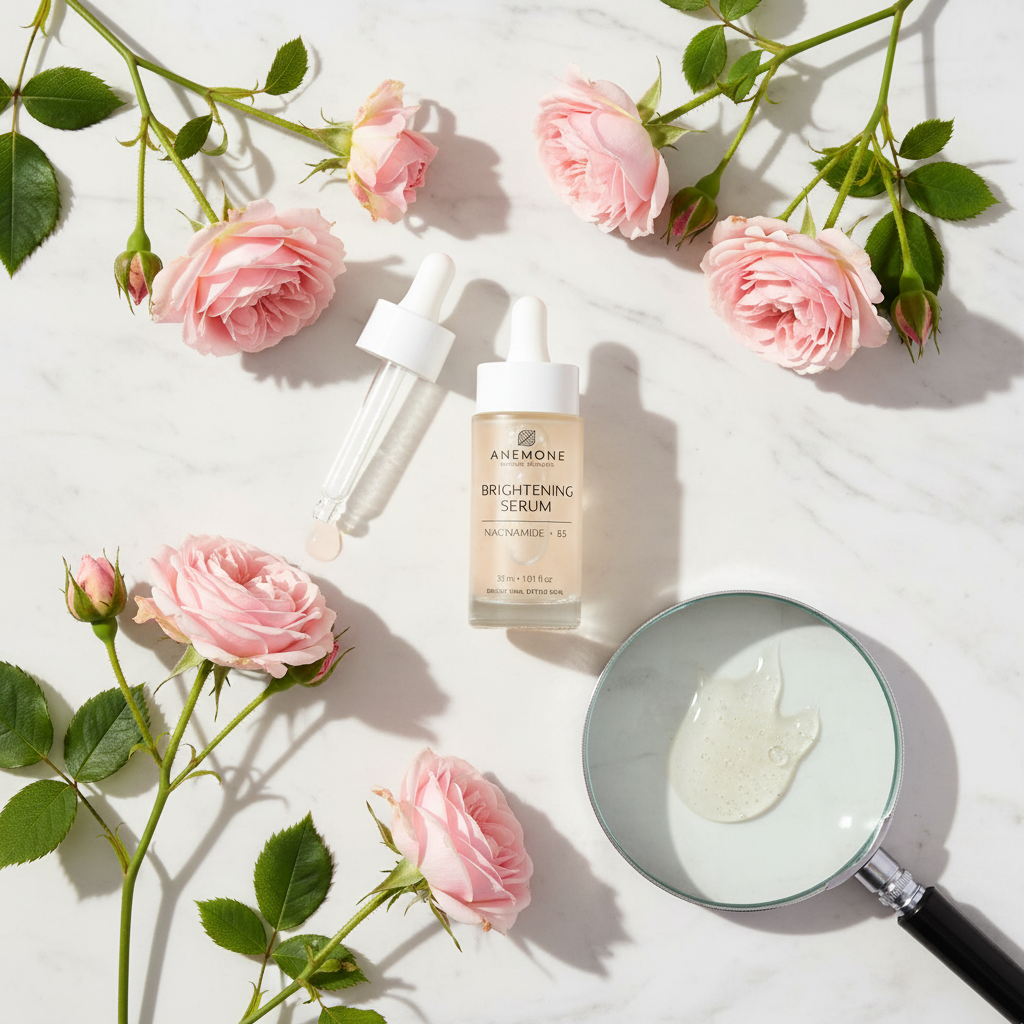 Anemone Brightening Serum - Flatlay
