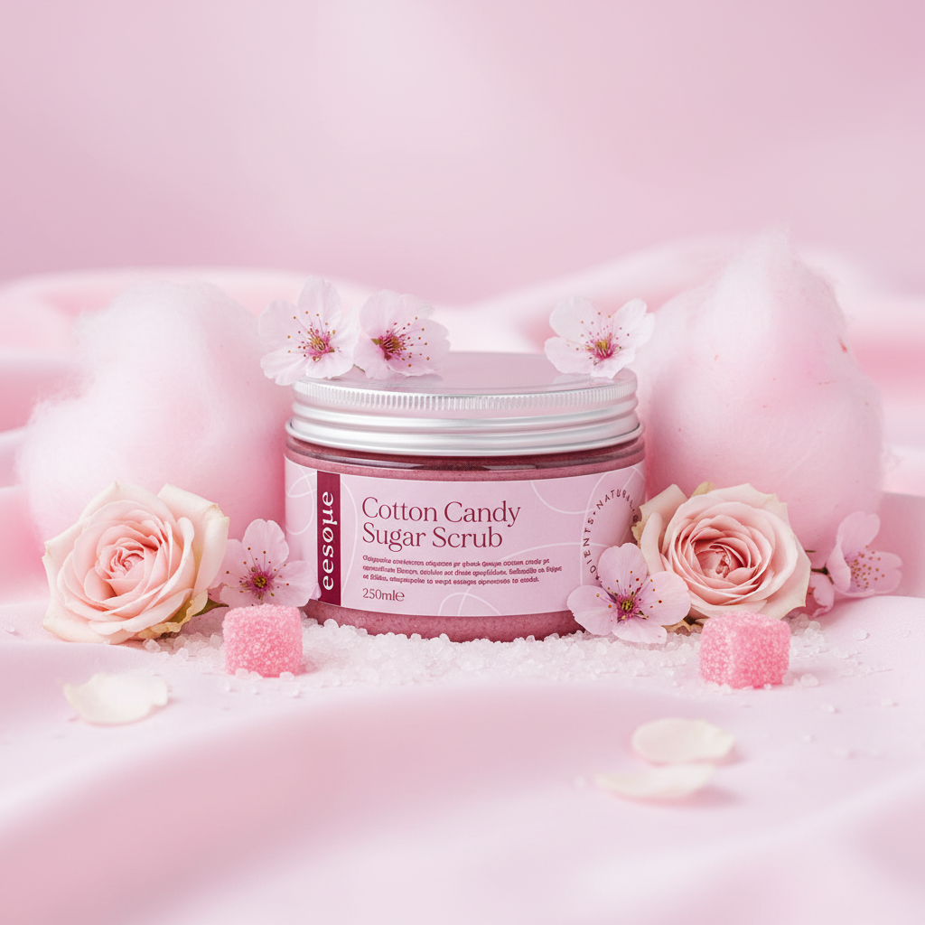 Cotton Candy Sugar Scrub - Lifestyle