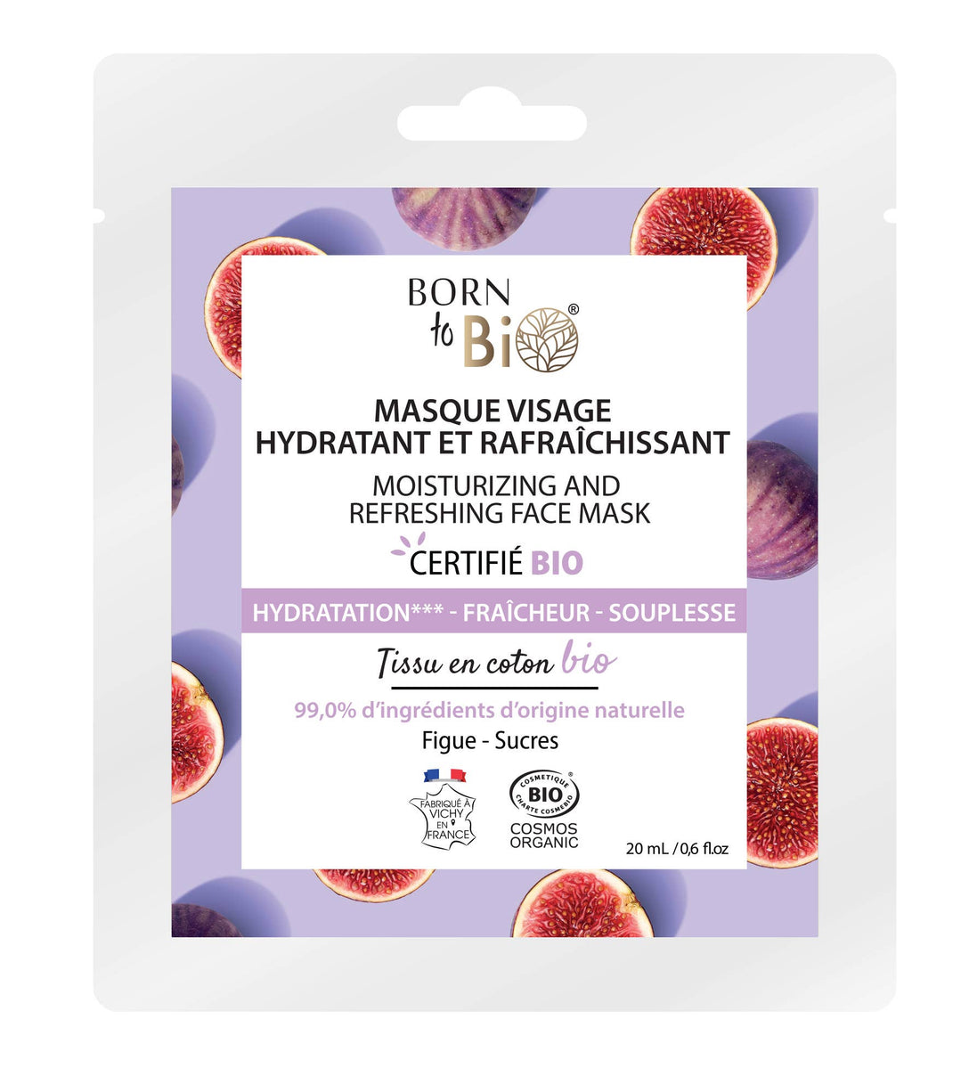 COSMOS ORGANIC MOISTURIZING AND REFRESHING FACE MASK