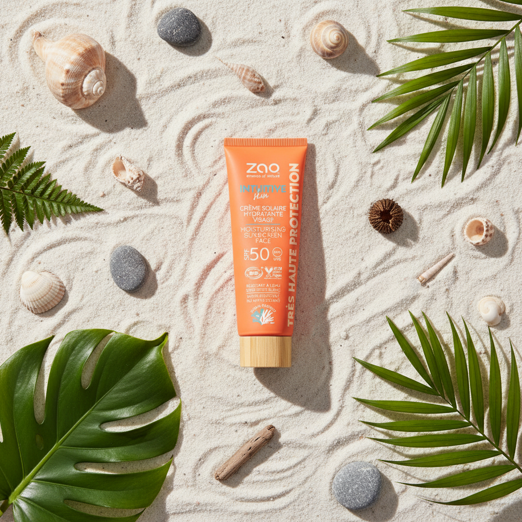 Flat lay SPF50