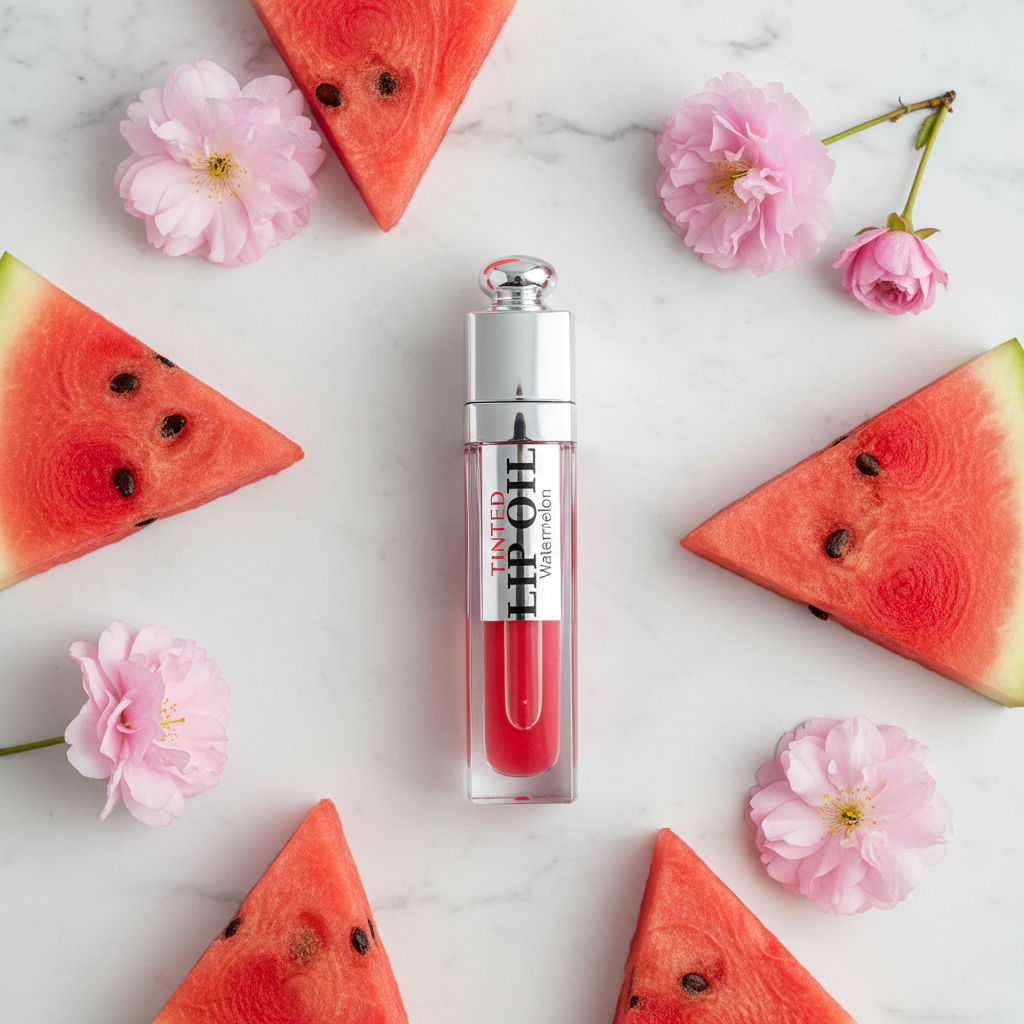 Flat lay watermelon