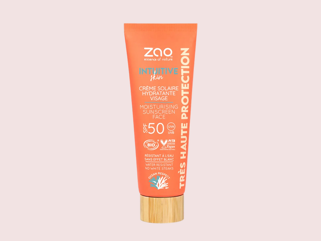 ZAO Intuitive Skin Crème Solaire Hydratante Visage SPF50 50ml
