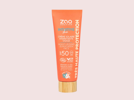 ZAO Intuitive Skin Crème Solaire Hydratante Visage SPF50 50ml