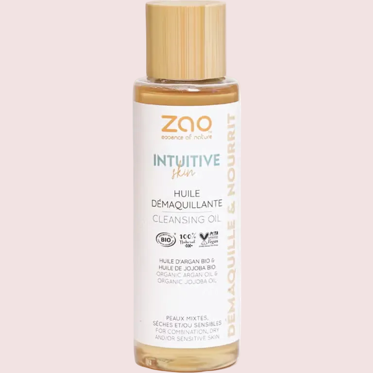 Zao Organic Skin Intuitive Cleansing Oil – Βιολογικό Καθαριστικό λάδι για ξηρή, ευαίσθητη & μικτή επιδερμίδα100 ml