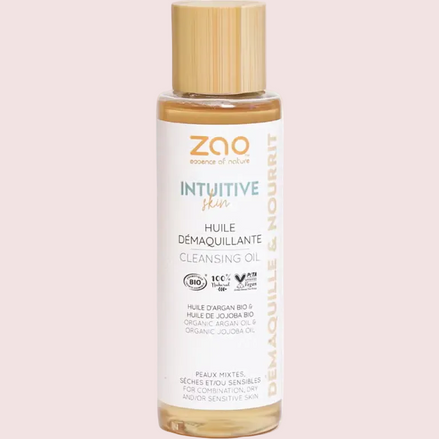 Zao Organic Skin Intuitive Cleansing Oil – Βιολογικό Καθαριστικό λάδι για ξηρή, ευαίσθητη & μικτή επιδερμίδα100 ml