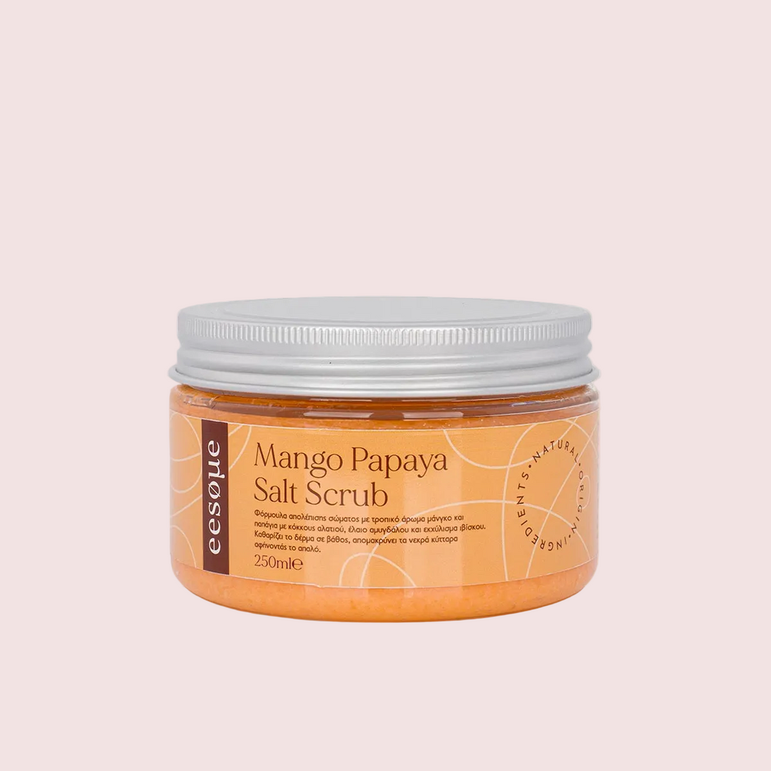 eesøue Mango Papaya Salt Scrub – Απολεπιστικό Σώματος 250ml