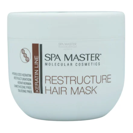 SPA MASTER Keratin Line μάσκα αναδόμησης μαλλιών με κερατίνη, 500 ml