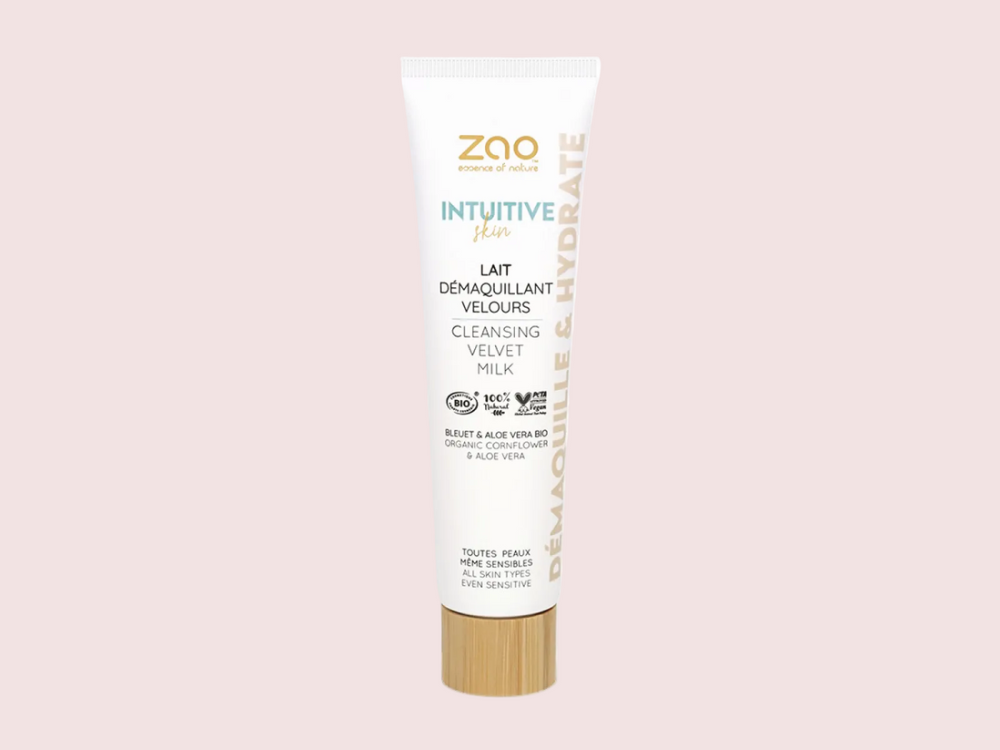 Zao Organic Skin Intuitive Cleansing Velvet Milk – Βιολογικό Καθαριστικό γαλάκτωμα για όλους τους τύπους δέρματος 100ml