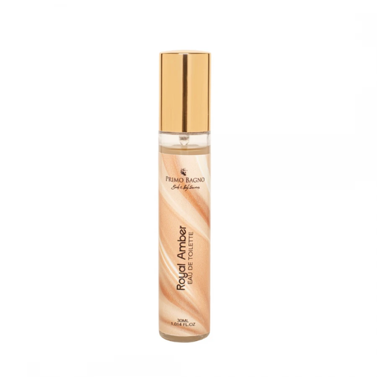 Primo Bagno Royal Amber Eau de Toilette 30 ml με χρυσαφί καπάκι