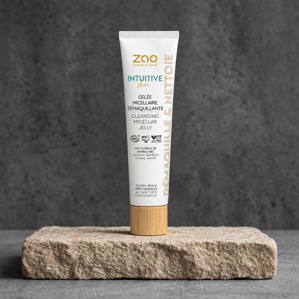 Zao Cleansing Micellar Jelly πάνω σε πέτρα