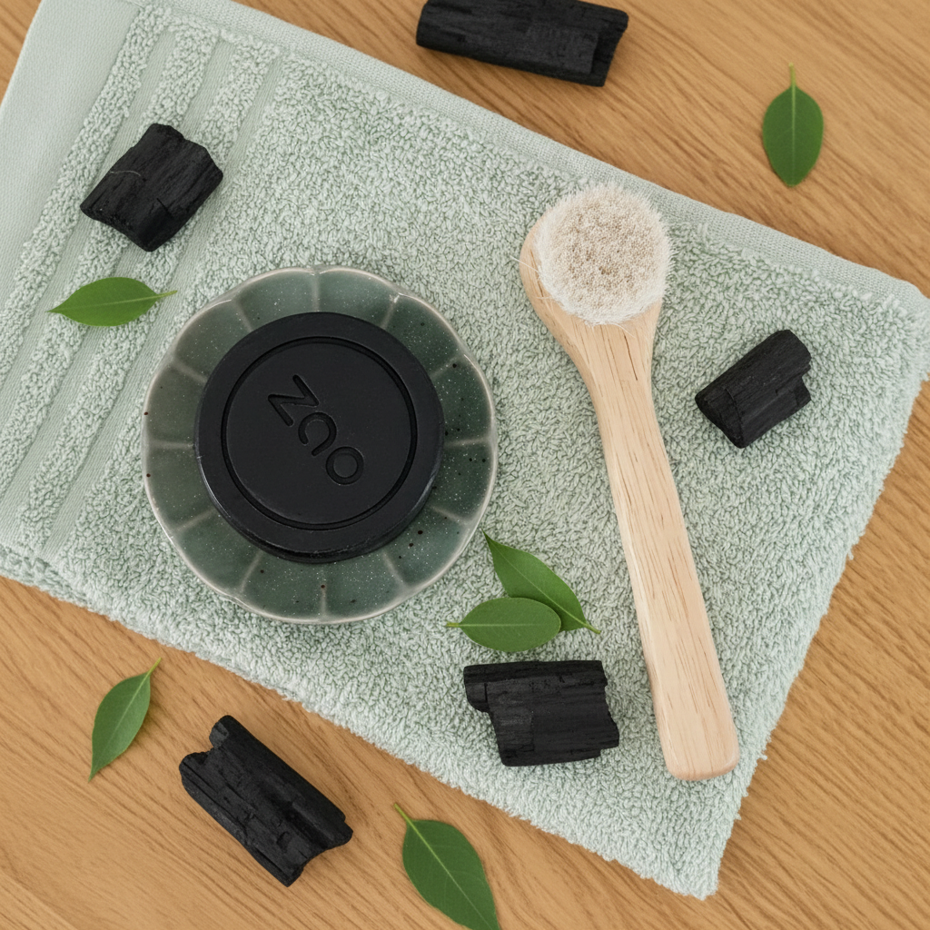 ZAO Solid Cleanser - Flat Lay